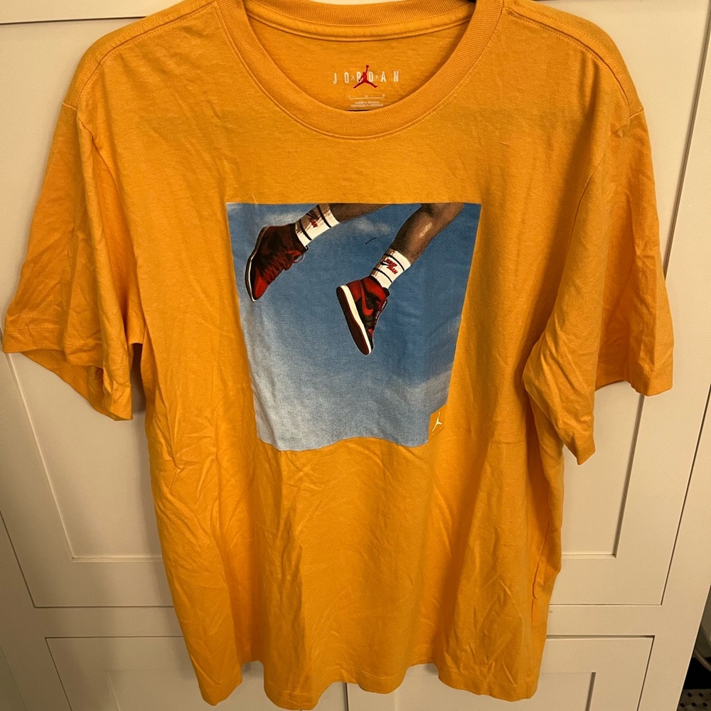 Jordan Logo Tee in Bright Yellow